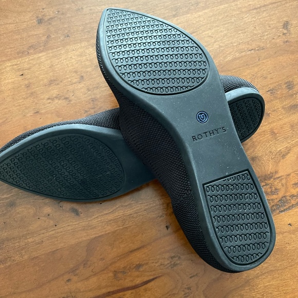 Rothy’s "The Point" black flats size 9 - Picture 3 of 4